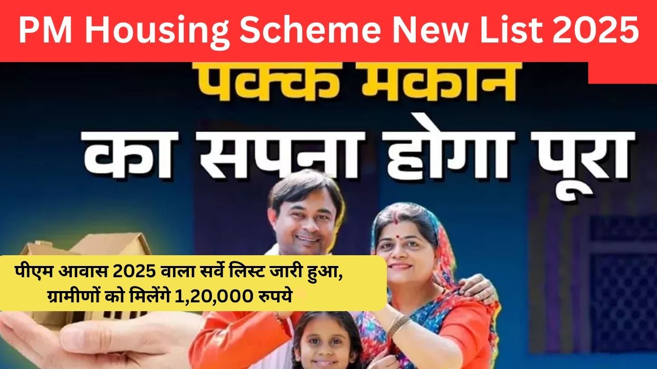 PM Housing Scheme New List 2025