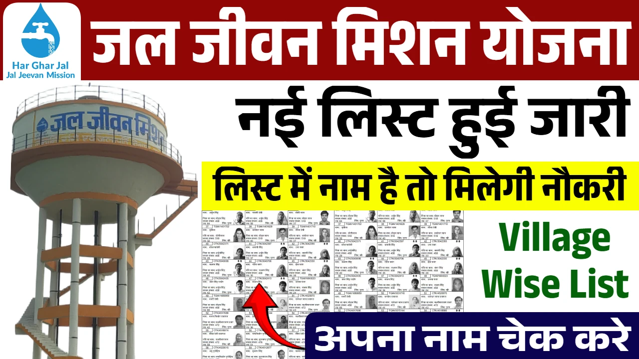 Jal Jeevan Mission List 2025