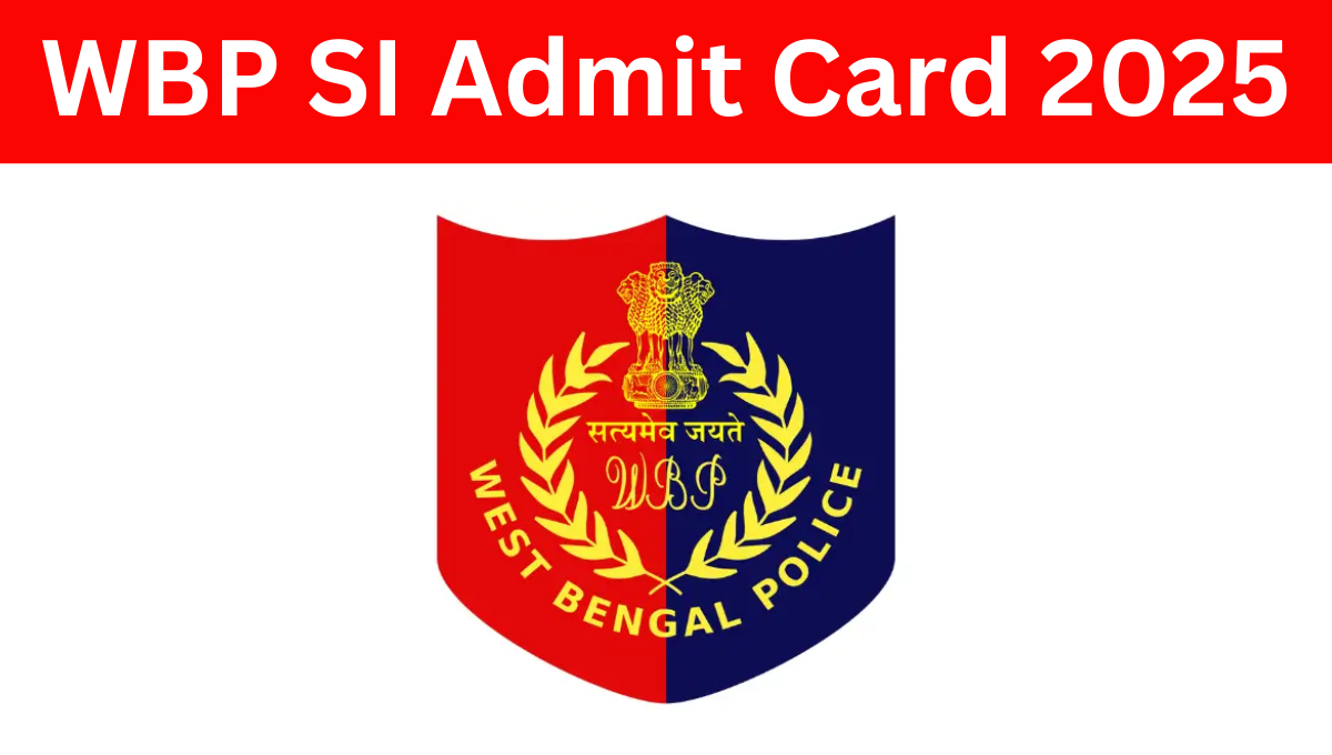 WBP SI Admit Card 2025