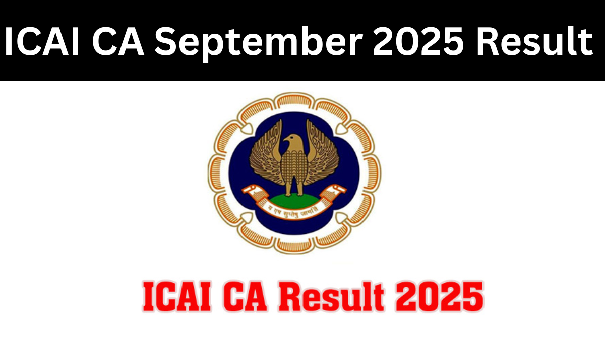 ICAI CA September 2025 Result Update